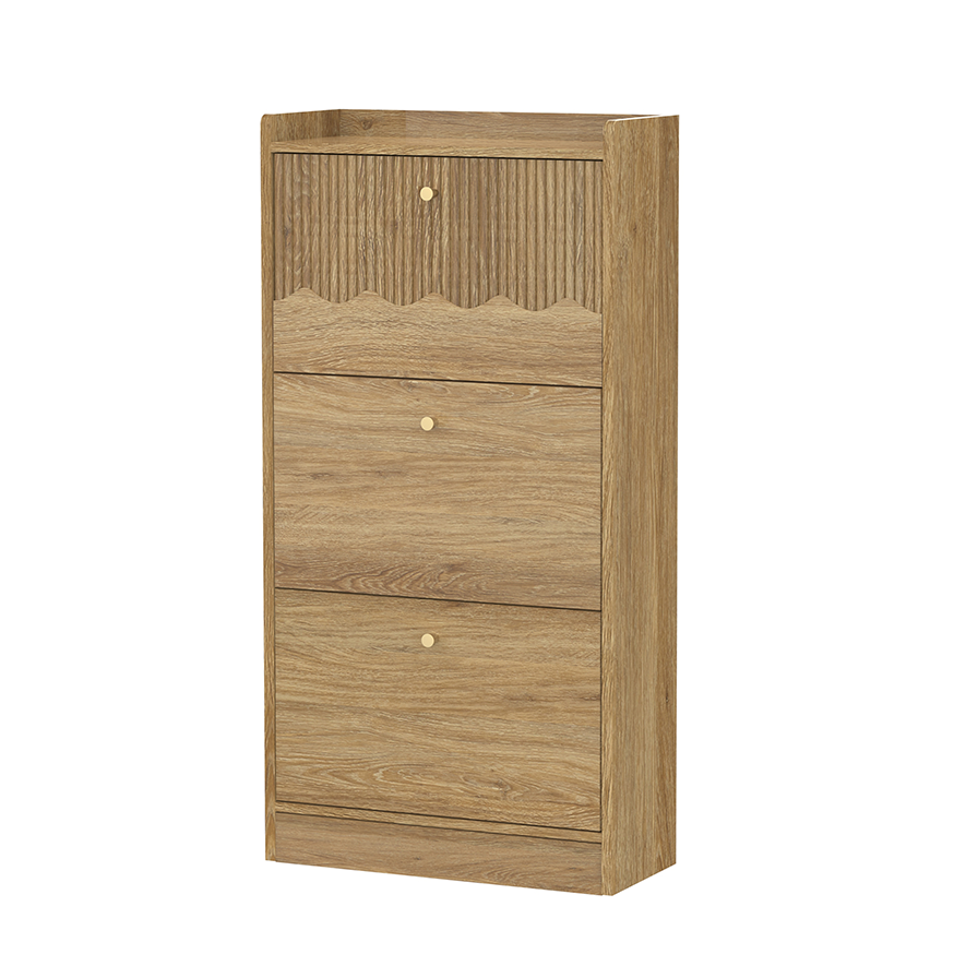 Calm Grain Shoe Cabinet
